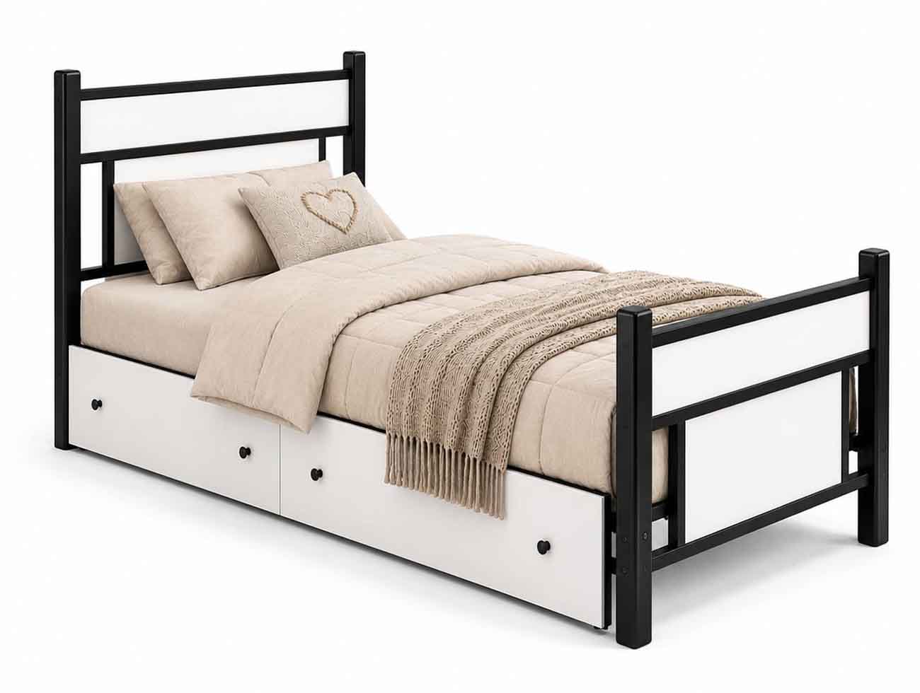 تخت تک نفره فلزی اپل T350